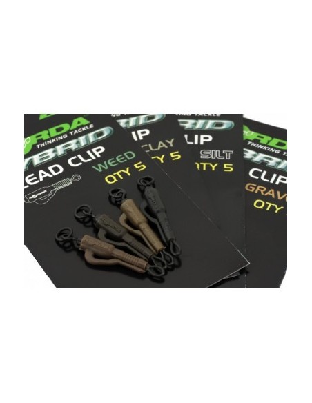 Korda Hybrid Lead Clip Colore Erba