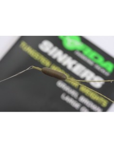 Korda Sinkers Tungsten Hookling Weights Size S Brown 2