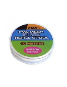 FOX Pva mesh fine Bobina ricarica Narrow Ø25mm / 10 Mt