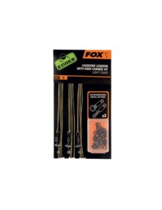 Fox 45lb Leadcore 45lb kit pronti all'uso Light Camo