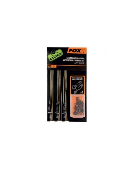 FOX 45lb Leadcore 45lb kit pronti all'uso Dark Camo