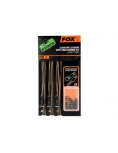 FOX 45lb Leadcore 45lb kit pronti all'uso Dark Camo 2