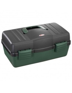 ART.136 Plastica Panaro Valigetta Sirena 4 Ripiani Grande Verde Antracite