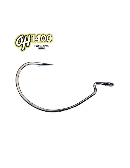 Omtd OH1400 Fatworm SWG Hook Size 6/0 qty 4
