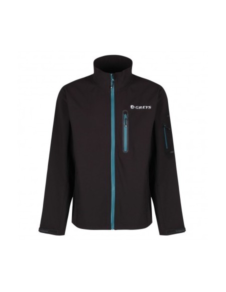 1436309 Greys Softshell Black XL