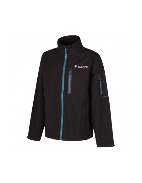 1436309 Greys Softshell Black XL