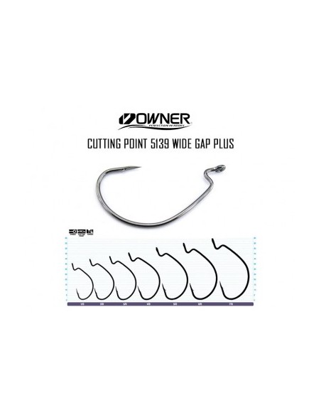 Owner Cutting Point Wide Gap Plus 5139-111 Size 1/0