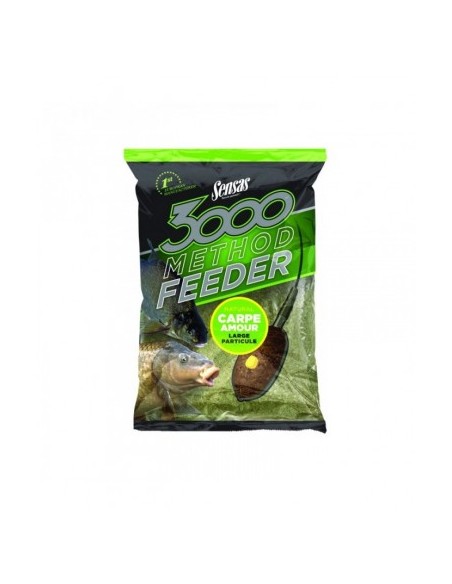 Sensas 3000 Method Feeder Carpe Amur Large Particule