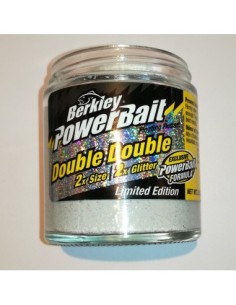 Berkley Powerbait Extra Scent Double Double White 2xGlitter 2