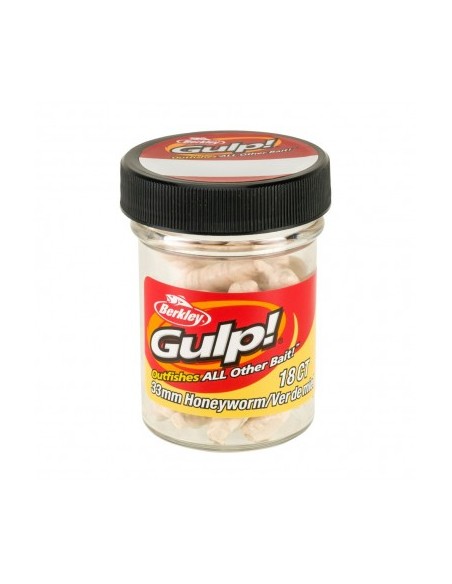 Berkley Gulp Honey Worm 33 mm Milky White