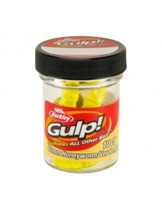 Berkley Gulp Honey Worm 45 mm Honey Yellow