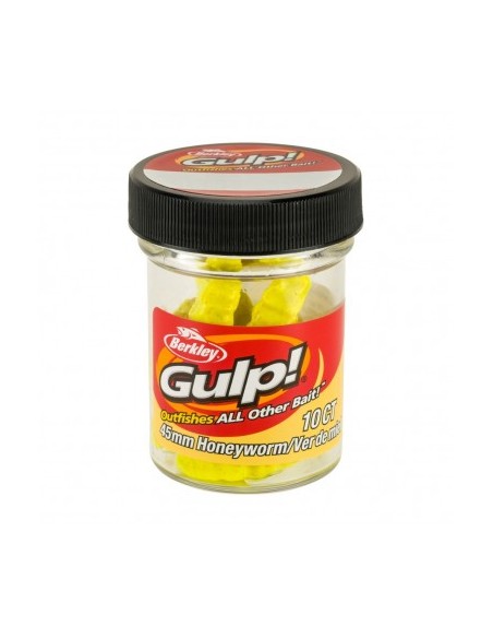 Berkley Gulp Honey Worm 45 mm Honey Yellow
