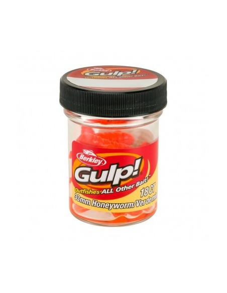 Berkley Gulp Honey Worm 33 mm Orange