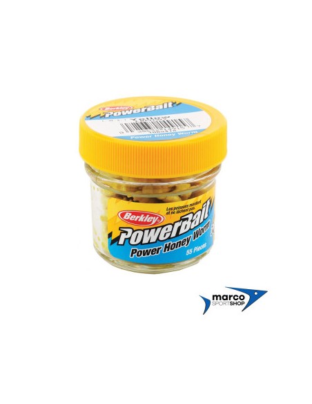 Berkley PowerBait Power Honey Worm Hot Yellow