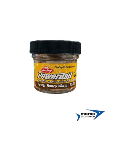 Berkley PowerBait Power Honey Worm Garlic White