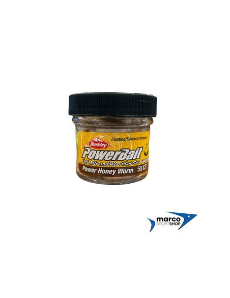 Berkley PowerBait Power Honey Worm Garlic White