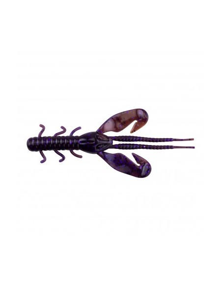 Berkley PowerBait Rocket Craw Purple Pumpkin Red