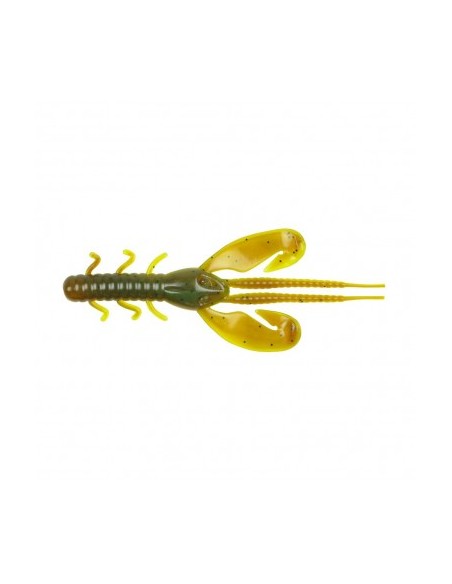 Berkley PowerBait Rocket Craw Breen-Clear Chartreuse