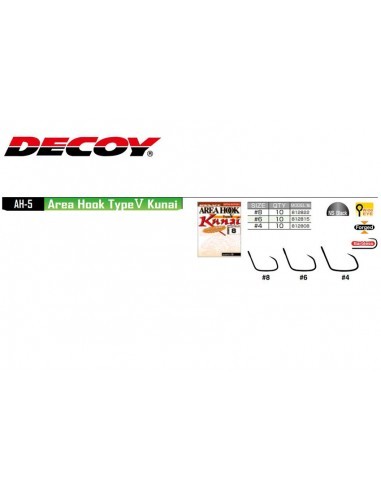 Decoy Area Hook Kunay Size 8