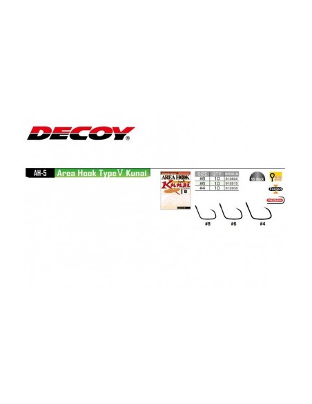 Decoy Area Hook Kunay Size 8