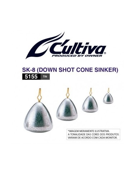 Owner Down Shot Sinker Drop Shot 1/8 oz