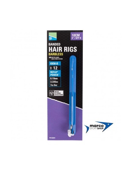 Preston Rapid Stop Hair Rigs Senza Ardiglione amo 18 filo 0,17 mm