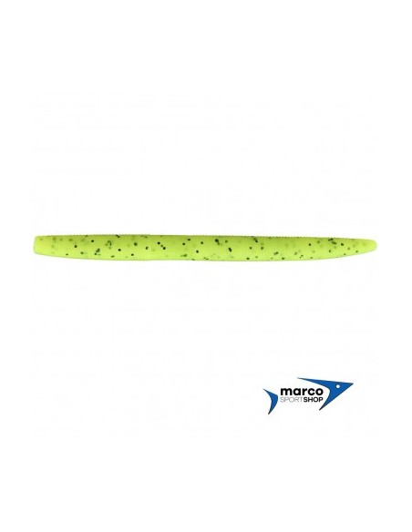Gary Yamamoto 5 " Yamasenko Chartreuse Black Flake 156