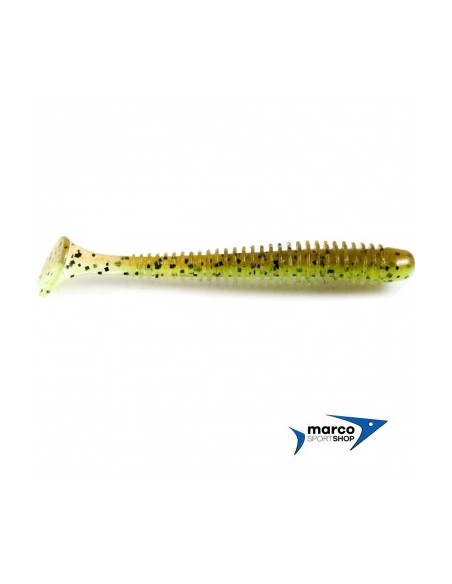 Keitech Swing Impact 2.5" Green Pumpkin Chartreuse