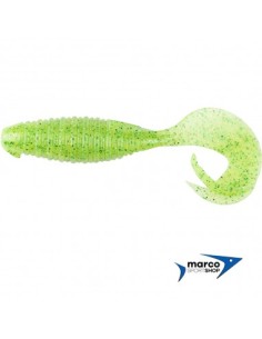 Keitech Flapper Grub 4" Lime Chartreuse