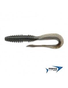 Keitech Mad Wag Mini 2.5 Green Pumpkin PP Blue