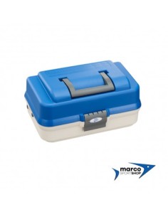 Valigetta Sirena 2 ripiani media Blu Bianca