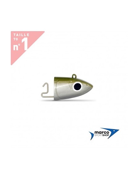 Fiiish Black Minnow Testina Piombata 12 Gr Taglia 1