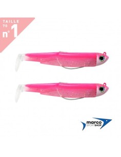 Fiiish Black Minnow Double Combo 70 Combo Shore 3 Gr Rosa Fluo