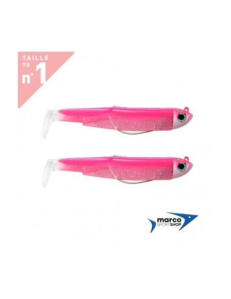 Fiiish Black Minnow Double Combo 70 Combo Shore 3 Gr Rosa Fluo