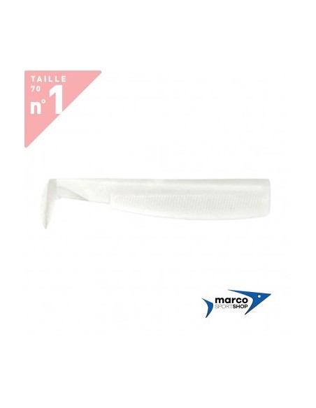 Fiiish Black Minnow 70 Ricambio 4 Corpi Bianco