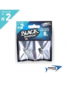Fiiish Black Minnow Testina Piombata 8 Gr