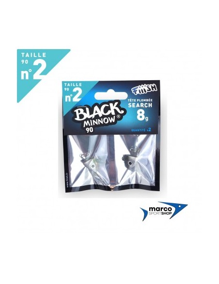 Fiiish Black Minnow Testina Piombata 8 Gr