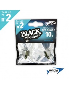 Fiiish Black Minnow Testina Piombata Off Shore 10 Gr