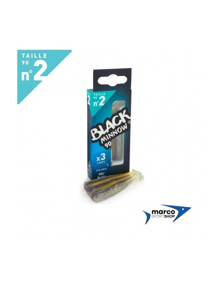 Fiiish Black Minnow 90 Ricambio 3 Corpi Or/Bleu
