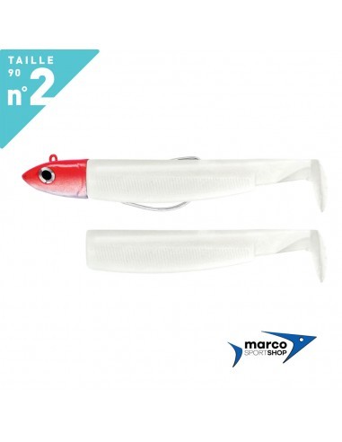 Fiiish Black Minnow 90 Combo Off Shore 10 Gr Corpo Bianco
