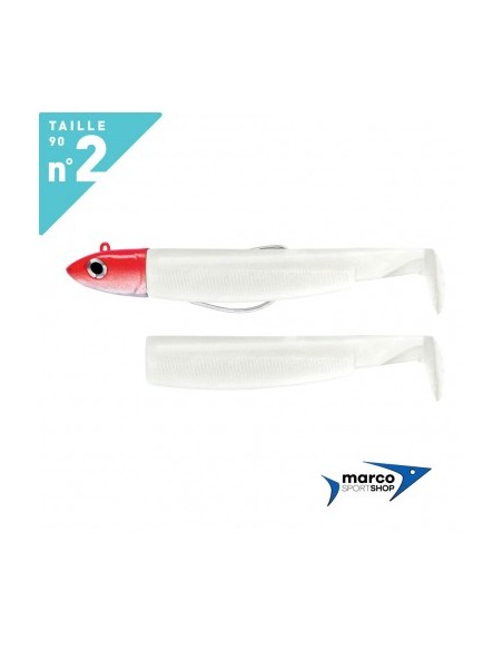 Fiiish Black Minnow 90 Combo Off Shore 10 Gr Corpo Bianco