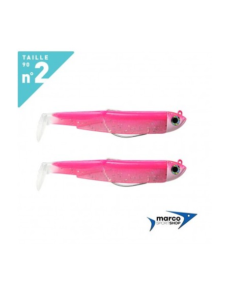 Fiiish Black Minnow 90 Double X 2 Combo Shore 5 Gr Rose Fluo
