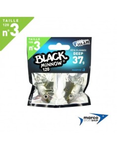 Fiiish Black Minnow Testina Piombata Deep 37 Gr