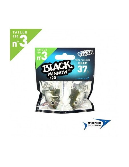 Fiiish Black Minnow Testina Piombata Deep 37 Gr