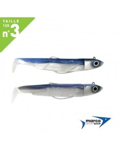 Fiiish Black Minnow 120 Double X 2 Combo Off Shore 25 Gr Blue/Electric Blue