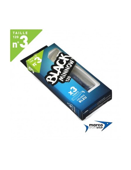 Fiiish Black Minnow 120 X 3 Corpi Ricambio Bleu
