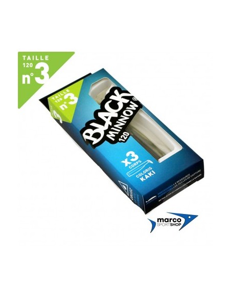 Fiiish Black Minnow 120 X 3 Corpi Ricambio Kaki