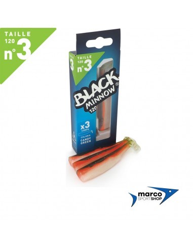 Fiiish Black Minnow 120 X 3 Corpi Ricambio Candy Green