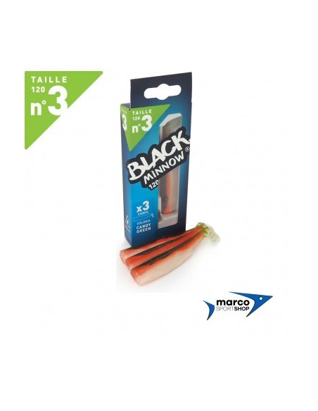 Fiiish Black Minnow 120 X 3 Corpi Ricambio Candy Green