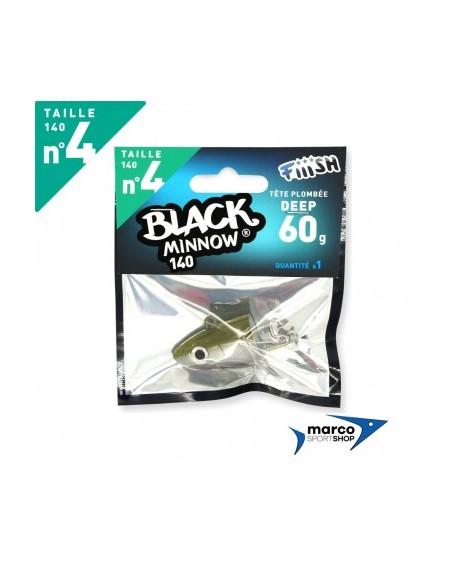 Fiiish Black Minnow Testina Piombata Deep 60 Gr